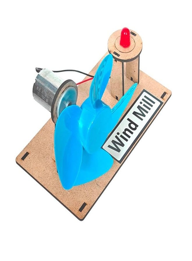 ESPtronics مجموعة أدوات ESPtronics الجاهزة لصنع طاحونة هوائية، نموذج عملي لتجربة علمية، مشروع فيزيائي، ألعاب، مروحة للأطفال في المدارس - Image 2